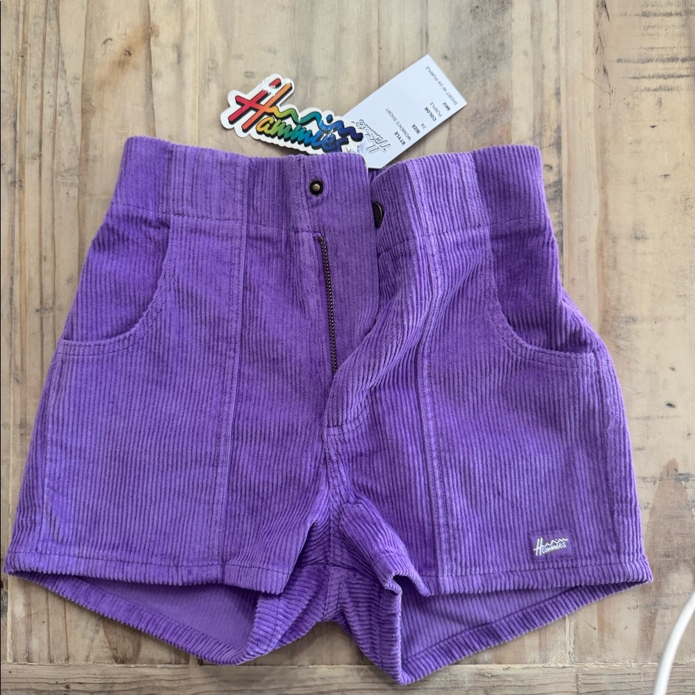 Corduroy shorts size 24 high waisted